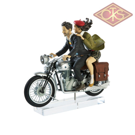 Michel Aroutcheff - Le Vol Du Corbeau (Gibrat) Jeanne & François Moto Peugeot 515 (1934) Figurines
