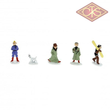 Moulinsart - Tintin / Kuifje Mini Série Soviet (5 Personages) (°2018) Figurines