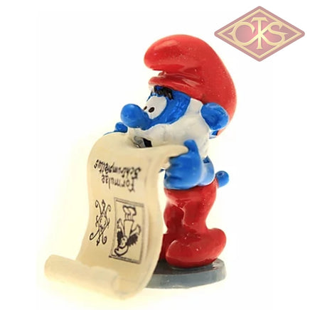 Pixi - The Smurfs / Les Schtroumpfs De Smurfen Le Grand Schtroumpf Au Parchemin Figurines