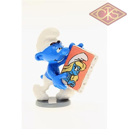 Pixi - The Smurfs / Les Schtroumpfs De Smurfen Le Schtroumpf Et Son Tableau Figurines
