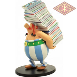 Plastoy - Asterix Obelix Stack Of Comic Books Figurines