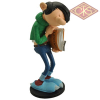 Plastoy - Gaston Lagaffe / Guust Flater W/ Urgent File Dossier Ugent Figurines