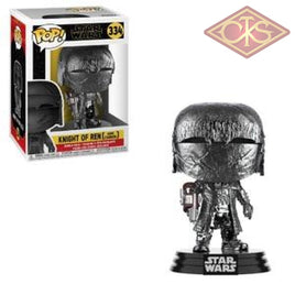 Pop! Star Wars - Knight Of Ren (Arm Cannon) (Hematite Chrome) (334) Figurines