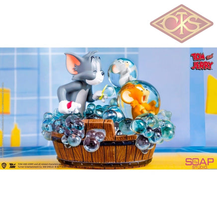 SOAP STUDIOS, Statue - Tom & Jerry - Bath Time (17cm)