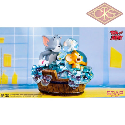 SOAP STUDIOS, Statue - Tom & Jerry - Bath Time (17cm)