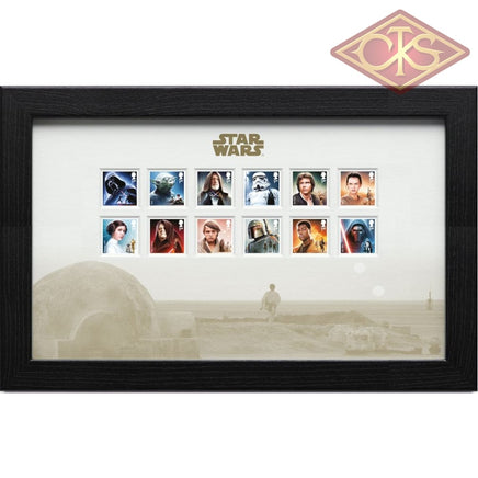 Star Wars - Framed Stamps Characters (43 X 27 Cm)