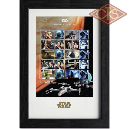 Star Wars - Framed Stamps Collector (43 X 29 Cm)
