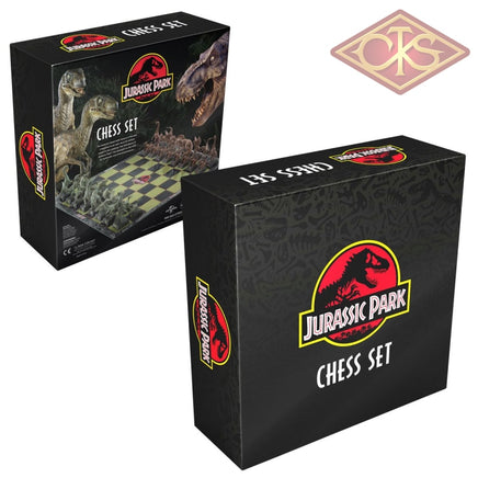 THE NOBLE COLLECTION Chess Set - Jurassic Park - Dinosaurs