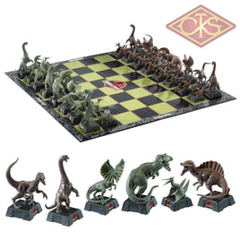 THE NOBLE COLLECTION Chess Set - Jurassic Park - Dinosaurs