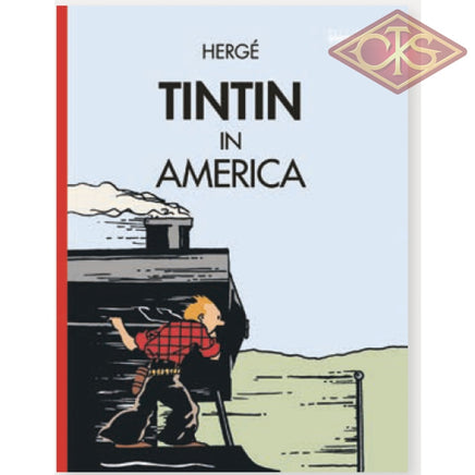 Tintin / Kuifje - Book In America (Colorized Locomotive) (Eng)