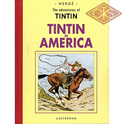Tintin / Kuifje - Book The Adventures Of:  In America (B/w Hard Cover) (Eng) Comic Books
