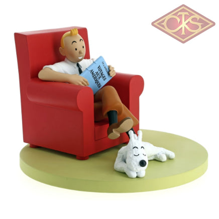 Tintin / Kuifje - Statue, Collection Icons - Tintin at Home (17cm)