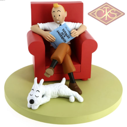 Tintin / Kuifje - Statue, Collection Icons - Tintin at Home (17cm)