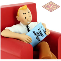 Tintin / Kuifje - Statue, Collection Icons - Tintin at Home (17cm)