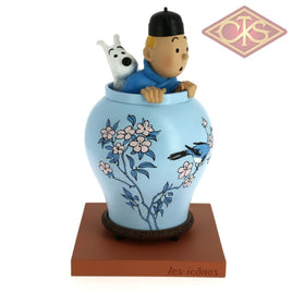 Tintin / Kuifje - Statue - Collection Icons - Vase Lotus Bleu (Limited & Numbered) (22cm)