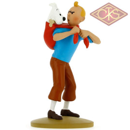 Tintin / Kuifje - Statue, Tintin fetches Snowy (12cm)