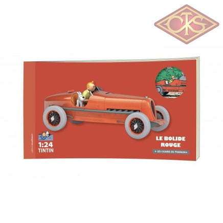 Tintin / Kuifje - Tintin's cars 1/24 - Le Bolide Rouge (Cigars of the Pharaoh) #1 (26cm)