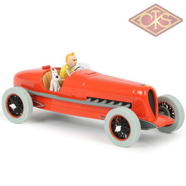 Tintin / Kuifje - Tintin's cars 1/24 - Le Bolide Rouge (Cigars of the Pharaoh) #1 (26cm)