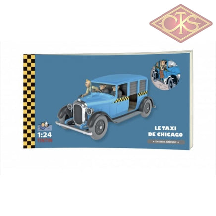 Tintin / Kuifje - Tintin's Cars 1/24 - Le Taxi De Chicago (Tintin in America) #7 (26cm)