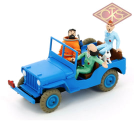 Moulinsart - Tintin / Kuifje Jeep Cj 2A Figurines