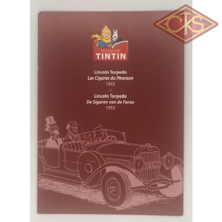 Tintin / Kuifje - Tintin's Cars 1/43 - Lincoln Torpedo (1955) (14cm)