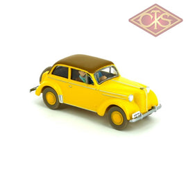 Tintin / Kuifje - Tintins Cars 1/43 Opel Olympia Covertible (Opel Cabrilet Coach °1938) (15Cm)