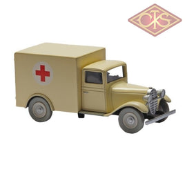 Tintin / Kuifje - Tintin's Cars 1/43 - The Ambulance of the Lunatic Asylum (15cm)