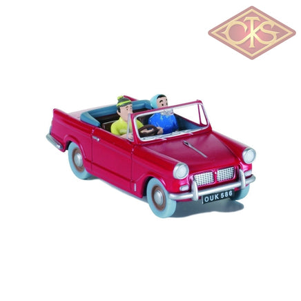 Tintin / Kuifje - Tintin's Cars 1/43 - The triumph Herald 1200 (Triumph Herald Cabriolet) (25cm)