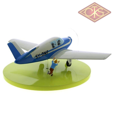 Tintin / Kuifje - Tintin's Plains - Manquette Avion Beechcraft Bonanza A35 (Limited & Numbered) (24cm)